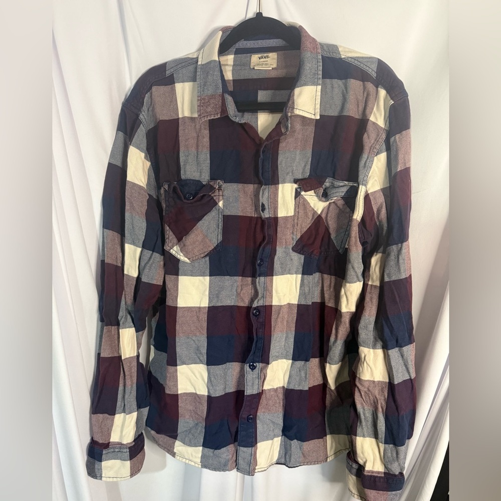 Vans Plaid Button-Up Shirt